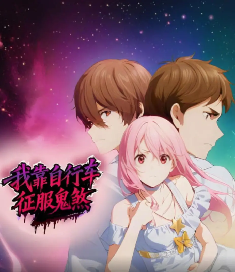 《我靠自行车征服鬼煞 动漫态画》：骑行少年与妖魔的奇幻冒险，热血爆笑来袭！